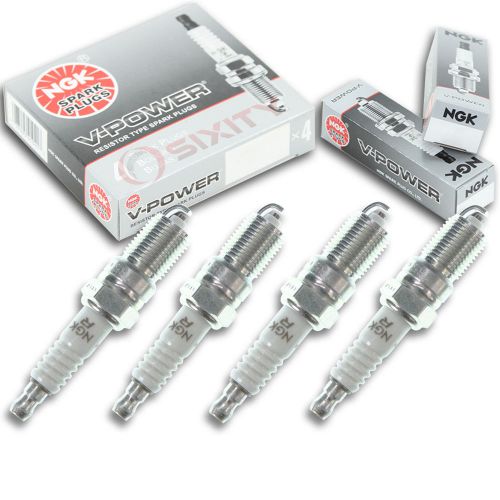 4pcs 93-98 omc 3.0l cobra ngk v-power spark plugs stern drive kit set engine zm