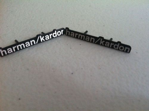 2x harman/kardon speaker grille badge emblem logo door home decal pin us seller