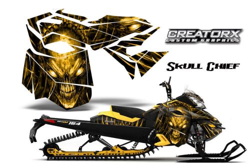 Ski-doo rev xm summit snowmobile sled creatorx graphics kit wrap decal scy