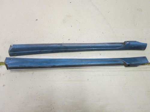 Pair 1959 edsel upper door panel pieces window fuzzies ford mercury