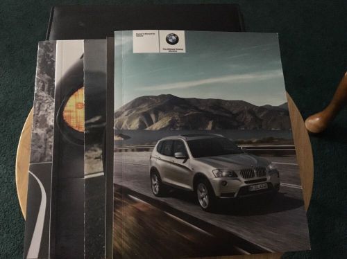 2011 bmw x3 owners manual with case
