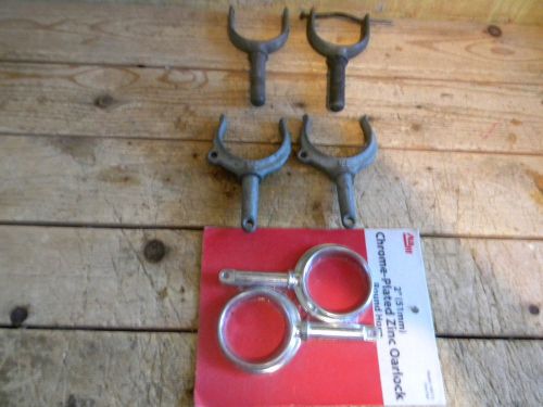 Lot of 3 pair of oar locks for boat fishing