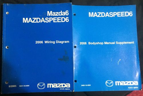 2006 mazda6 mazdaspeed6 factory oem wiring diagram manual