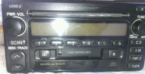Toyota 03 04 05 06 07 celica, highlander, rav4 factory radio/cd changer/cassete