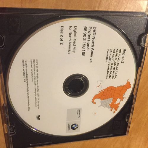 2010 oem bmw on-board navigation digital road map region 1  65 90 2 158 158