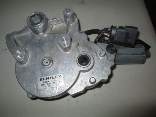 Bentley continental gtc convertible top boot close drive unit motor