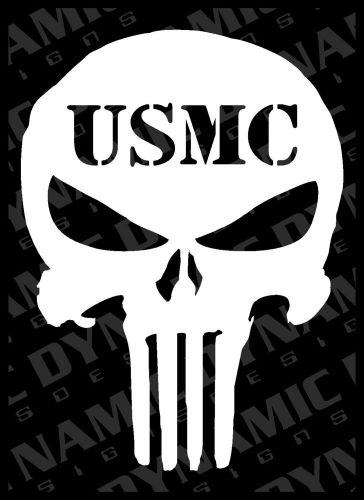 Large punisher usmc marines sticker america usa vinyl nra pro gun rights 2nd