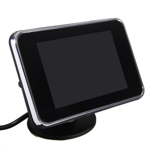 Solar car parking reversing wireless buzzer alarm kit led display 4 radar sensor