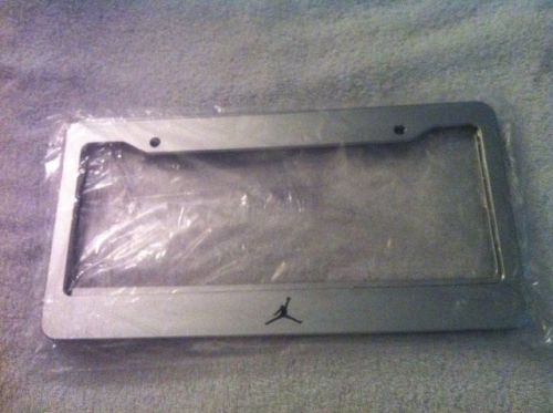 "jordan" chicago bulls michael chrome license plate frame - new slam dunk qty 2