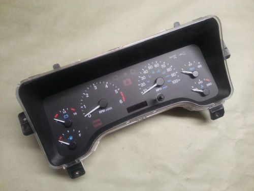 75k speedometer instrument cluster, jeep wrangler 97-00 tj (gauge)