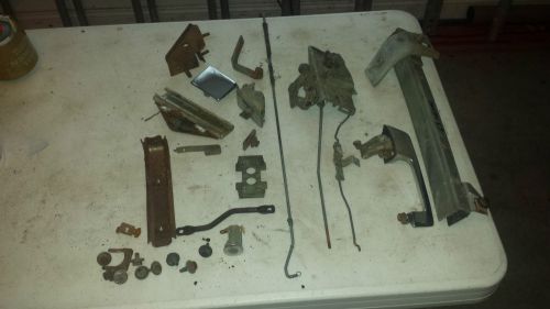 1968 68 charger driver left door internal b-body lock rods latch 70 1970 r/t se