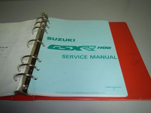 Original suzuki gsxr1100 gsx-r1100 dealer service repair manual 99500-39090-03e
