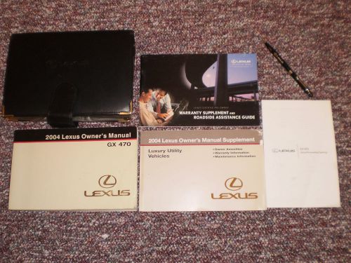 2004 lexus gx 470 suv owners manual books guide case all models