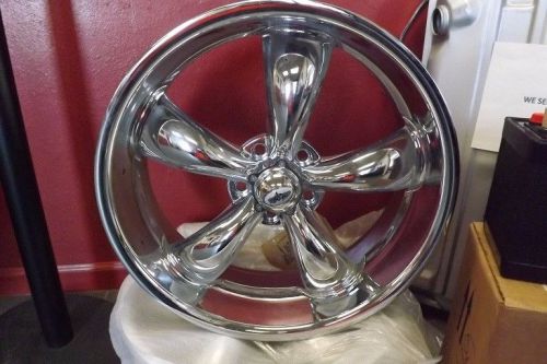 Coys c-5 five spoke wheels 20 x 7, 5 x 4 3/4, chrome. set of 2