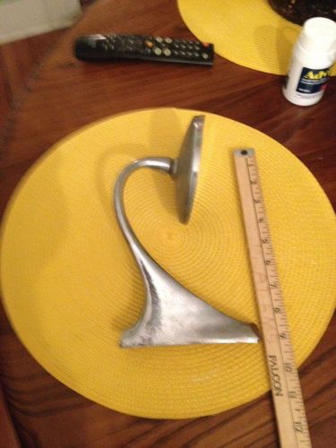 Vintage curved side mirror rat rod