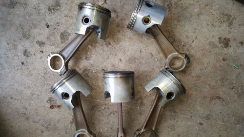 Mercury outboard pistons and connecting rods 765-7442 (2) 765-7441 (3)