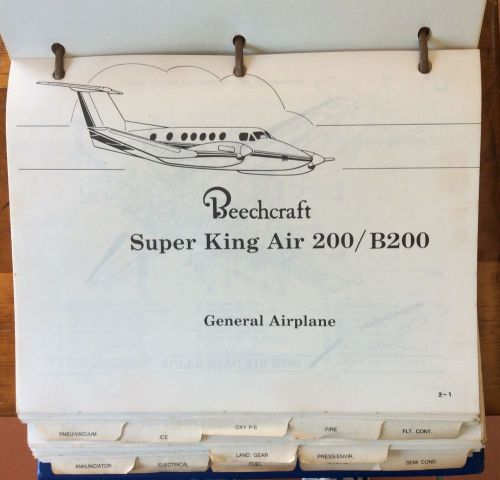 Beechcraft super king air 200 maintenance training manual