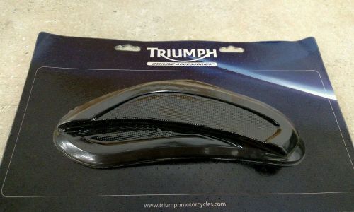 Triumph 05&#039;-12&#039; rocket iii/rocket iii roadster tank knee pads black #a9718005