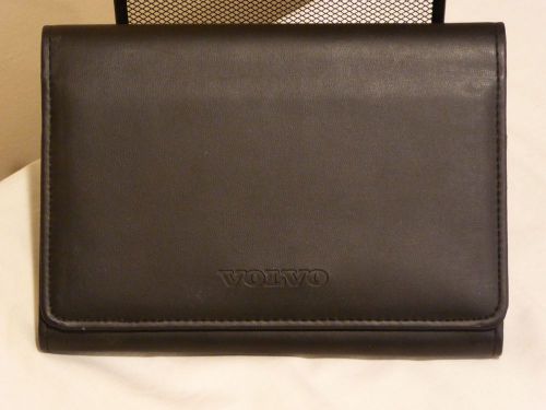 Volvo  leather  owners manual case  hand book case oem original fast n free ship