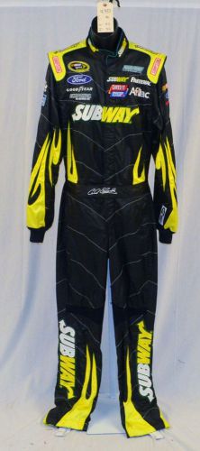 2014 carl edwards subway race used nascar driver fire suit. #4359 40/32/32