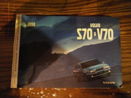 1998 volvo s70 v70 owners manual