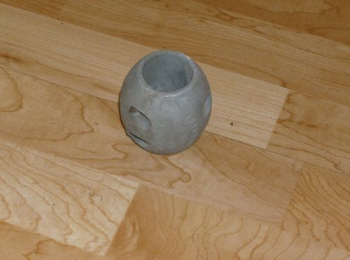 Streamlined shaft zinc for 1-3/8" shaft