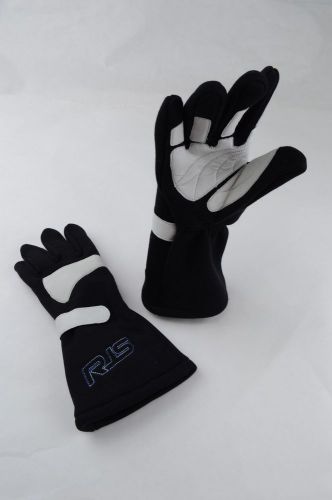 Rjs racing equipment sfi 3.3/20 racing gloves elite gloves sfi 20 black size lrg