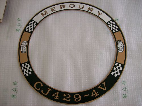 1970 1971 ford mercury c j 429 4 v  air cleaner decal