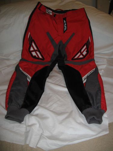 Fly racing f-16 motocross off-road racing pants style 303 size 32 euc