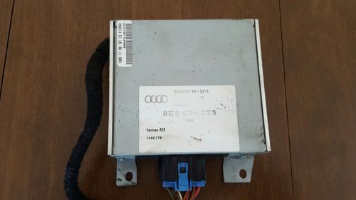 Audi stock amplifier oem 2002 2005 a4 a6 s4 vw stereo harman aes 8e5035223 amp