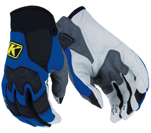 Klim blue dakar dirt bike mens gloves enduro off-road gear