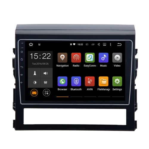 Gps navi of toyota land cruiser 2016 video unit map android 5.1 stereo radio rds