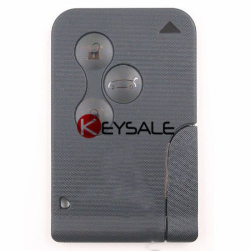 10*new uncut remote key fob 3 button 433mhz pcf7947 for renault scenic 2003-2008