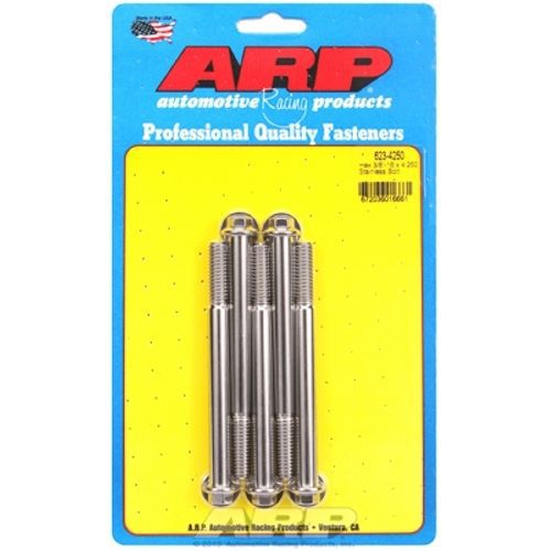Arp 623-4250 sae bolt kit, stainless steel, 3/8"-16, 4.250"uhl