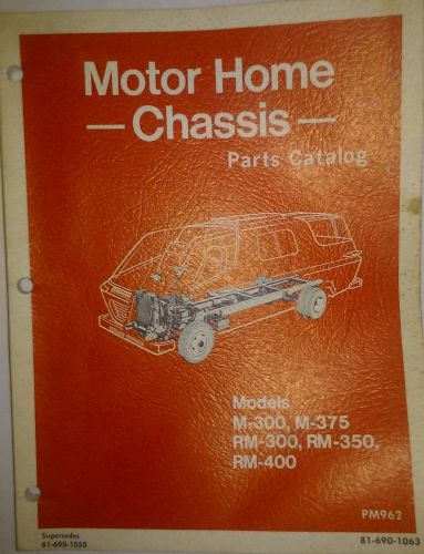1969 - 1973 chrysler motor home chassis parts catalog manual mopar 81-690-1063