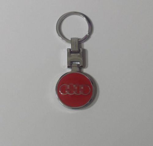 Audi metal car logo auto part accessories car keychain key holder