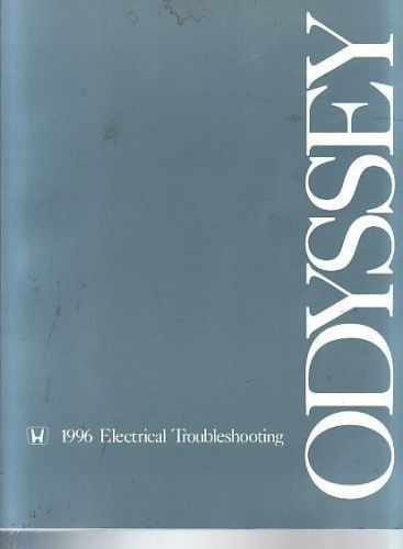 1996 honda odyssey factory electrical troubleshooting shop service manual