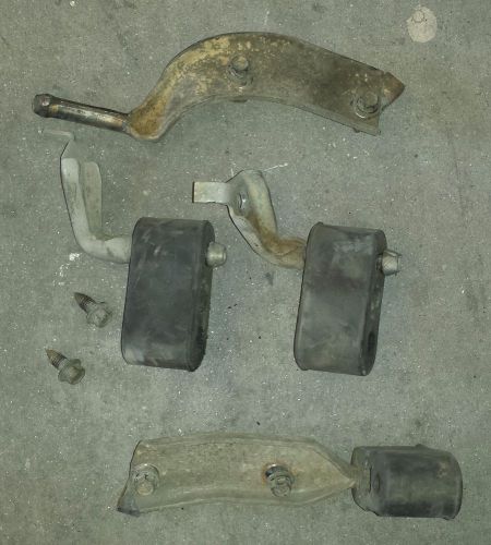86 - 95 mustang cat back hanger brackets with hardware some grommets gt lx 5.0