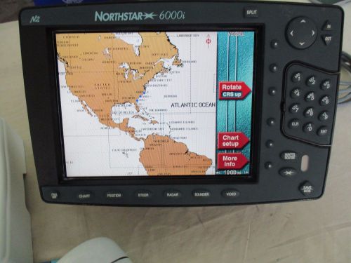 Northstar 6000i chartplotter gps radar fishfinder