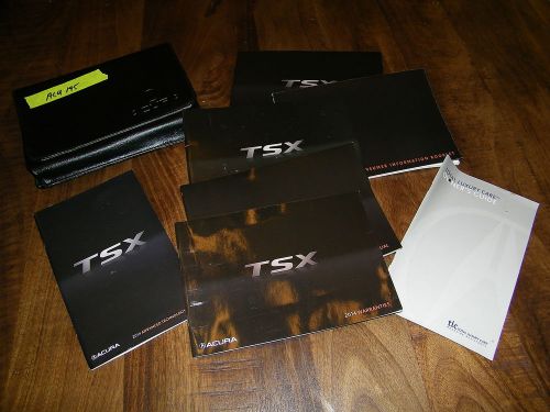2014 acura tsx owners manual with case and navigation acu195