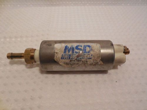 Msd 2225 high pressure in line electric fuel pump 43 gph 40 psi ls1 ls2
