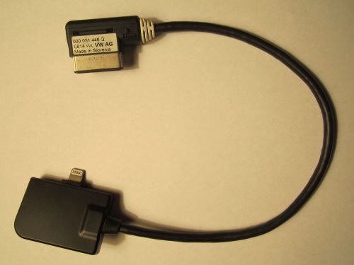 Genuine vw ipod/iphone lightning cable adapter 000 051 446 q