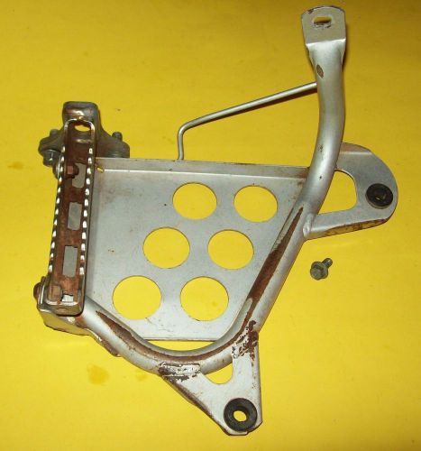 Yamaha blaster yfs200 plate heel guard foot peg bolts silver nice 1988-2006