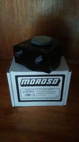 Moroso 23682 oil filter adapter