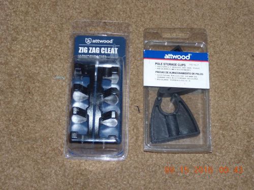 Attwood boating essentials- zig zag cleats / pole storage clips