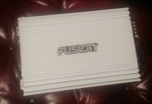 Fusion fm-504 4-channel fully regulated 2 ohm stable.  500 watt marine amplifier