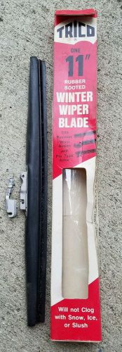 Vtg trico ar-11-1 one 11&#034; rubber booted winter wiper blade nos