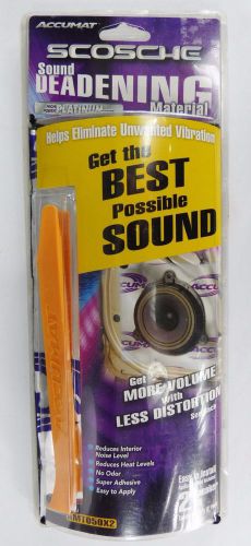 New sound deadening absorption 2 speaker kit panel foam easy to install scosche