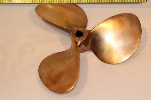 Vintage sailboat propeller 10 x 9 bronze nos