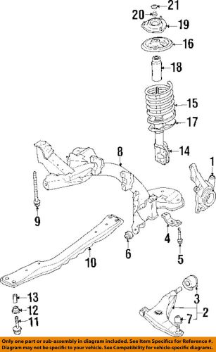 Mitsubishi oem 97-02 mirage front suspension-spring seat mr244219